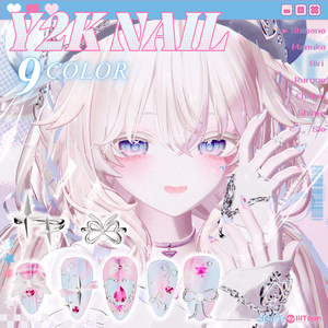 [ 11 Avatar ] 𐙚⋆˚Y2k Nail & Ring˖◛⁺⑅♡