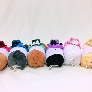 10cm～12cmぬいぐるみ用】毛糸帽子＆ケープセット - パンダ百貨店 - BOOTH