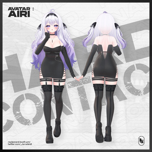 Airi】GirlyTightOnepiece【VRChat】 - (.Scarlet) - BOOTH