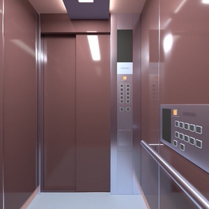 【3Dモデル】エレベーター（blender4.00・Cycleレンダー）