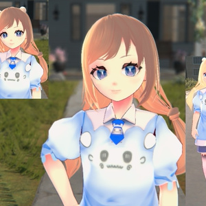 3Ｄモデル★VRM形式★うぱちゃんシリーズ　最新版