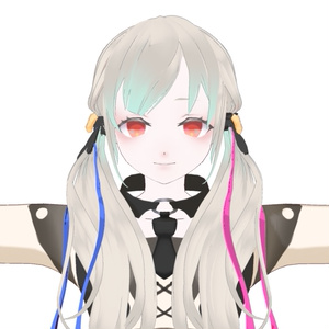 VRM形式　ちょっとやんじゃった子　free　無料3Dモデル