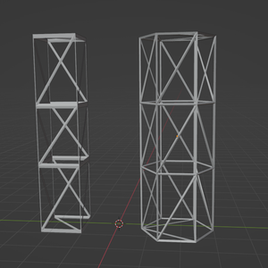 Low Poly Truss Pack