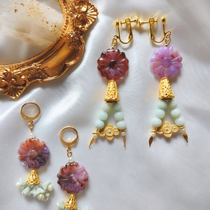 Empyrean flower shower earrings #1
