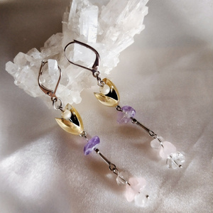 Petal bloom mini earrings(Gold/Silver)