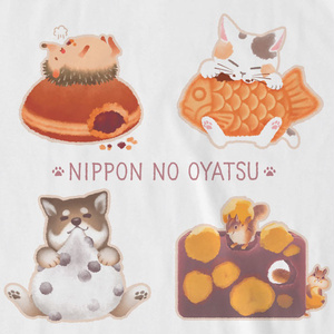 Tシャツ【ニッポンのおやつ】