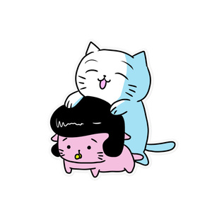 名もなき猫とひまにゃん「ヅラ」