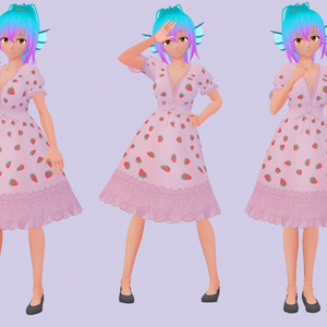 VRoid Dress | Inspired by Strawberry