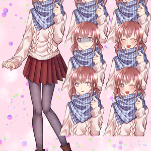 【立ち絵】女装男子
