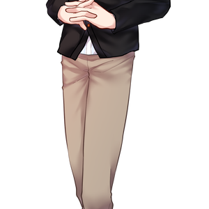 【立ち絵】中性的な男性