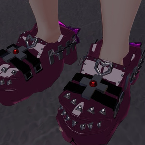 「VRChat想定」ゴツ病み地雷系シューズ【地雷原】-jiraigen- ★MA/liltoon対応★ 缩略图 3