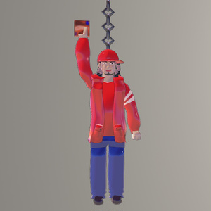 -free-無料　VRChat用【Diggy人形キーホルダー】MA/liltoon対応 缩略图 4