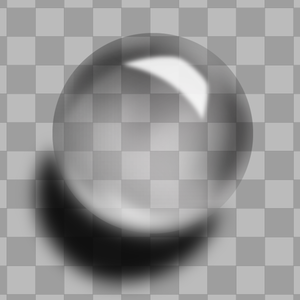 水滴（気泡、雫）透過PNG
