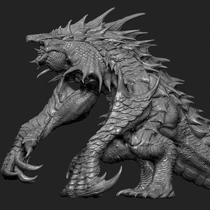【STL】ダゴン(3Dプリント用データ)