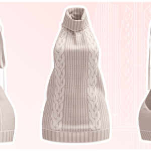 童貞を殺すセーター【Virgin Killer Sweater】（Marvelous Designer/Clo3Dデータ）