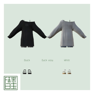 one shoulder T-Shirt [Lapwing/Grus/Marycia/Lowtus] 缩略图 11