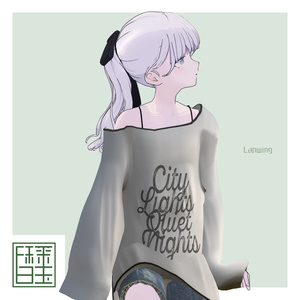 one shoulder T-Shirt [Lapwing/Grus/Marycia/Lowtus] 缩略图 2