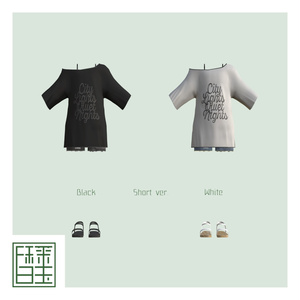 one shoulder T-Shirt [Lapwing/Grus/Marycia/Lowtus] 缩略图 13