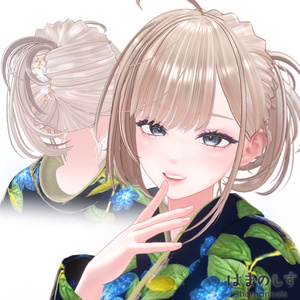 Yuyuyu Hair [Hairstyle / Updo] with Hair Accessory