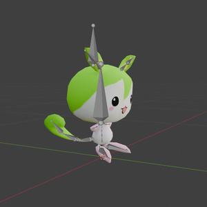 妖精ずんだもん 3Dモデル