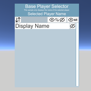 [Udon] Player Selector