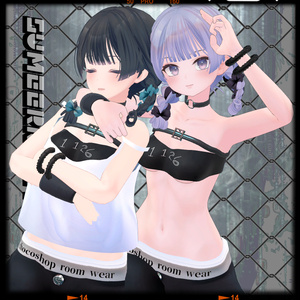 【VRChat想定】サマールームウェア【お着替え用】 缩略图 10