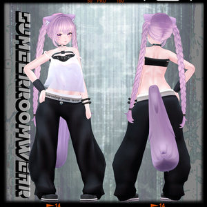 【VRChat想定】サマールームウェア【お着替え用】 缩略图 2
