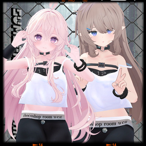 【VRChat想定】サマールームウェア【お着替え用】 缩略图 11