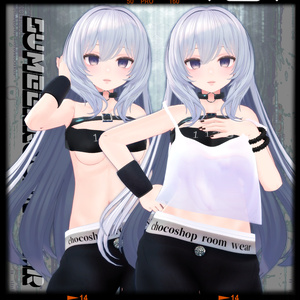【VRChat想定】サマールームウェア【お着替え用】 缩略图 22
