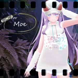 【VRChat想定】ミッドキュートパーカー【お着替え用】 缩略图 10
