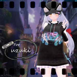 【VRChat想定】ミッドキュートパーカー【お着替え用】 缩略图 19