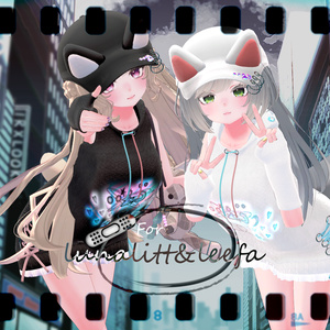 【VRChat想定】ミッドキュートパーカー【お着替え用】 缩略图 16