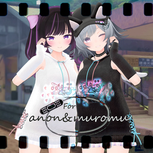 【VRChat想定】ミッドキュートパーカー【お着替え用】 缩略图 15