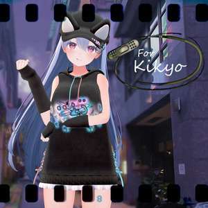 【VRChat想定】ミッドキュートパーカー【お着替え用】 缩略图 5