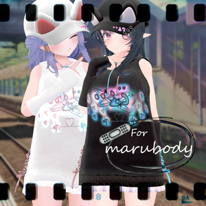 【VRChat想定】ミッドキュートパーカー【お着替え用】 缩略图 13