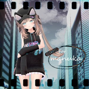 【VRChat想定】ミッドキュートパーカー【お着替え用】 缩略图 23