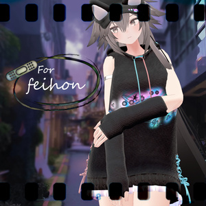 【VRChat想定】ミッドキュートパーカー【お着替え用】 缩略图 8