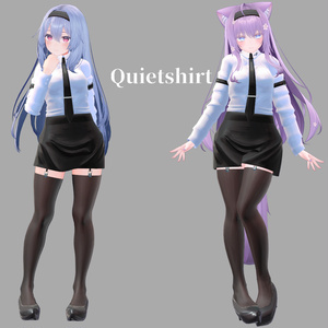 サポート終了【VRChat想定】Quietshirt【お着替え用】 缩略图 5