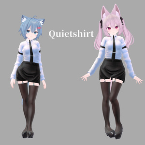 サポート終了【VRChat想定】Quietshirt【お着替え用】 缩略图 16