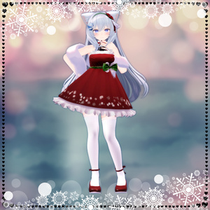 【複数アバター対応】XmasSnowDress 缩略图 14