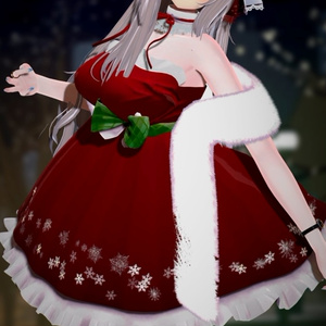 【複数アバター対応】XmasSnowDress 缩略图 15