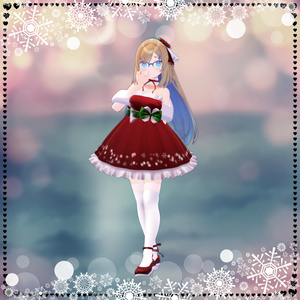 【複数アバター対応】XmasSnowDress 缩略图 13