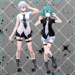 【複数アバター対応】drop punk　-summer- 缩略图 14