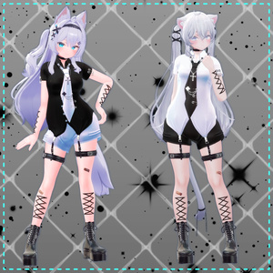 【複数アバター対応】drop punk　-summer- 缩略图 13