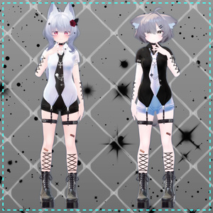 【複数アバター対応】drop punk　-summer- 缩略图 15
