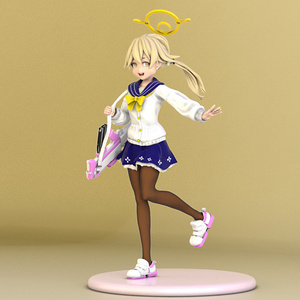 ブルーアーカイブ阿慈谷ヒフミ　3Dプリント用STL
