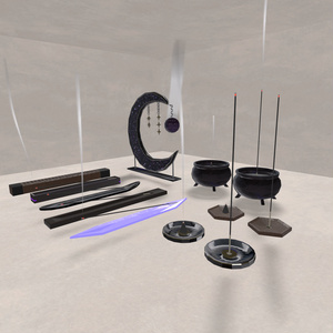 お香セット【VRChat想定・ギミック】