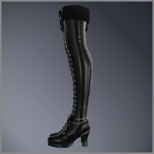 Lace-up Thigh High Boots【13アバター対応】 缩略图 3