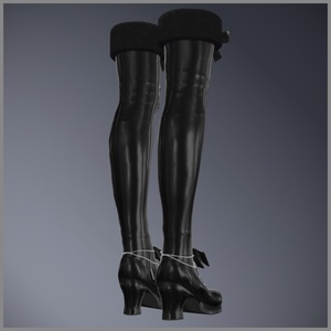 Lace-up Thigh High Boots【13アバター対応】 缩略图 2