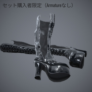 Lace-up Thigh High Boots【13アバター対応】 缩略图 21